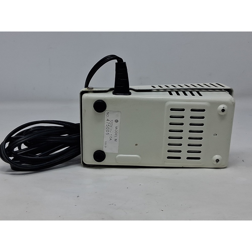 3 Prong Sewing Machine FOOT PEDAL SWITCH Model M 120V-1.0A No. 475005. D